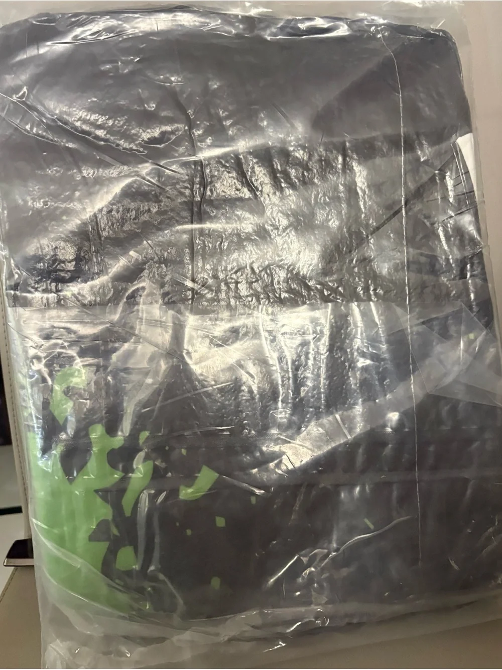 Twin Gaming Controller Comforter Set - Black & Green